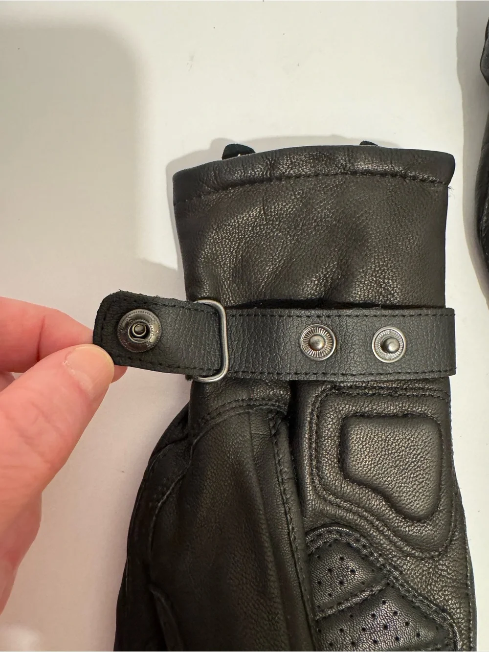 Harley-Davidson Women's Jayden Under Cuff Gauntlet Glove Black M